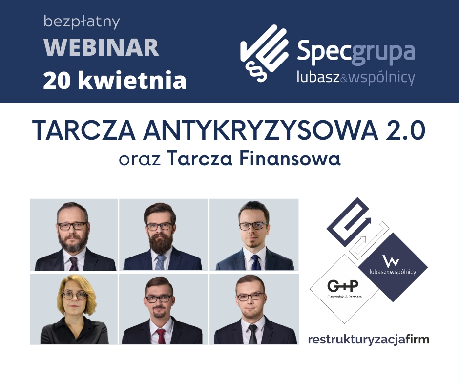 Tarcza 2.0 i Tarcza Finansowa. Webinar