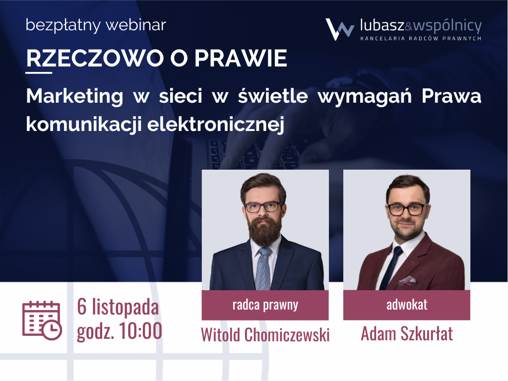 Marketing w sieci w świetle wymagań Prawa komunikacji elektronicznej